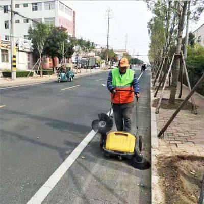 欧拓工厂车间仓库垃圾清洁道路清扫车无动力手推式扫地机扫地车