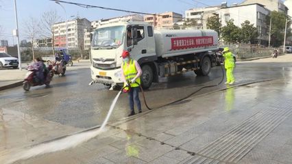 洁靓城乡丨红安县对重点区域实行全天候保洁
